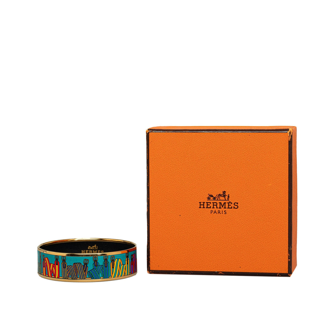 Top quality Hermes Wide Enamel Bangle Costume Bracelet