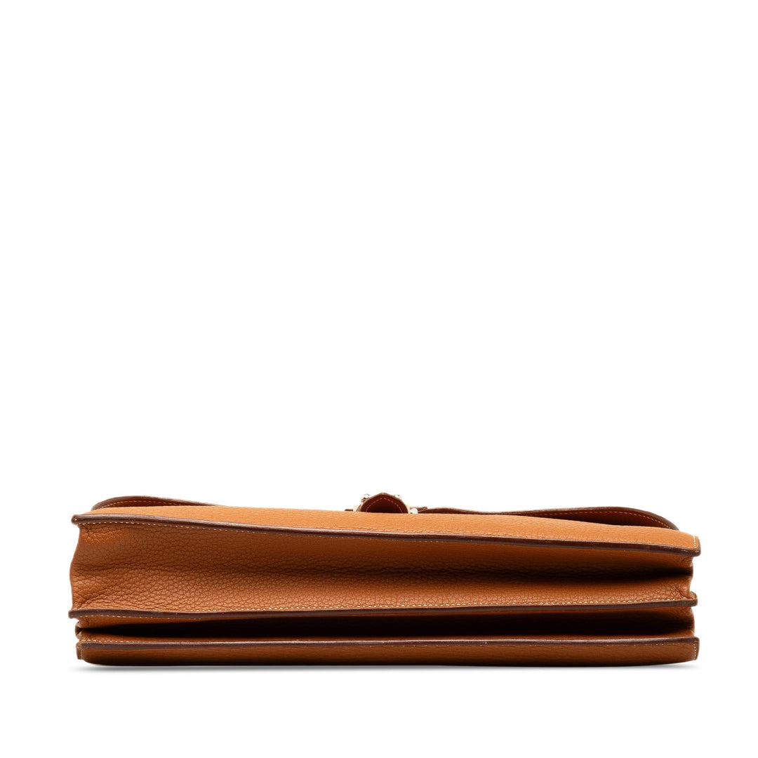 Top quality Hermes Taurillon Clemence Sac a Depeches 38 Business Bag