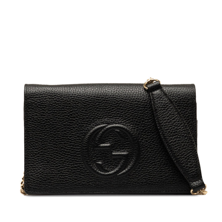 GUCCI Soho Wallet on Chain Crossbody Bag