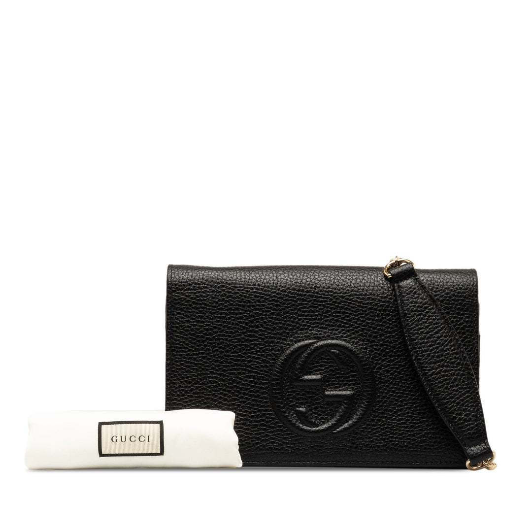 GUCCI Soho Wallet on Chain Crossbody Bag