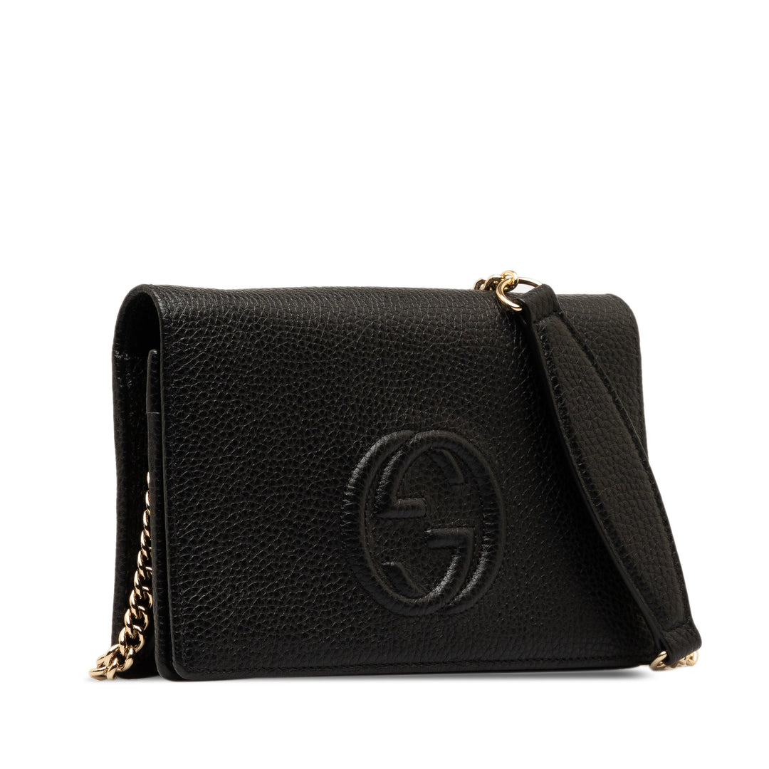 GUCCI Soho Wallet on Chain Crossbody Bag