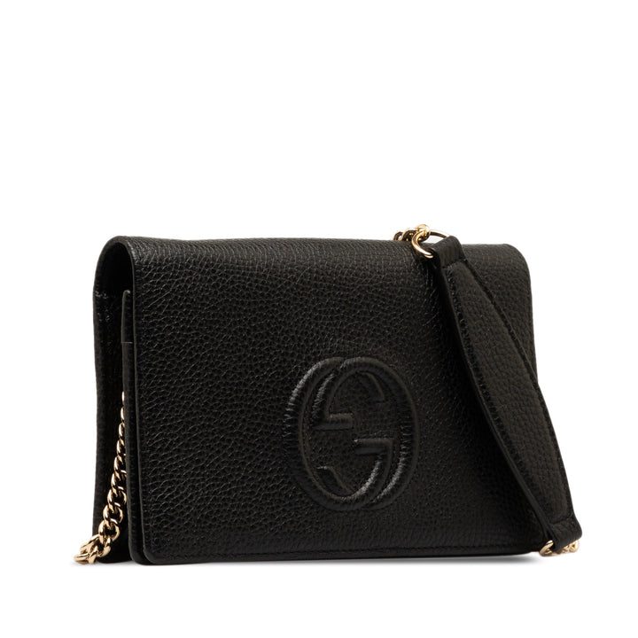 GUCCI Soho Wallet on Chain Crossbody Bag
