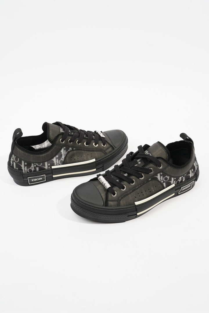 Christian Dior B23 Low Top Black Oblique Canvas EU 38 UK 5