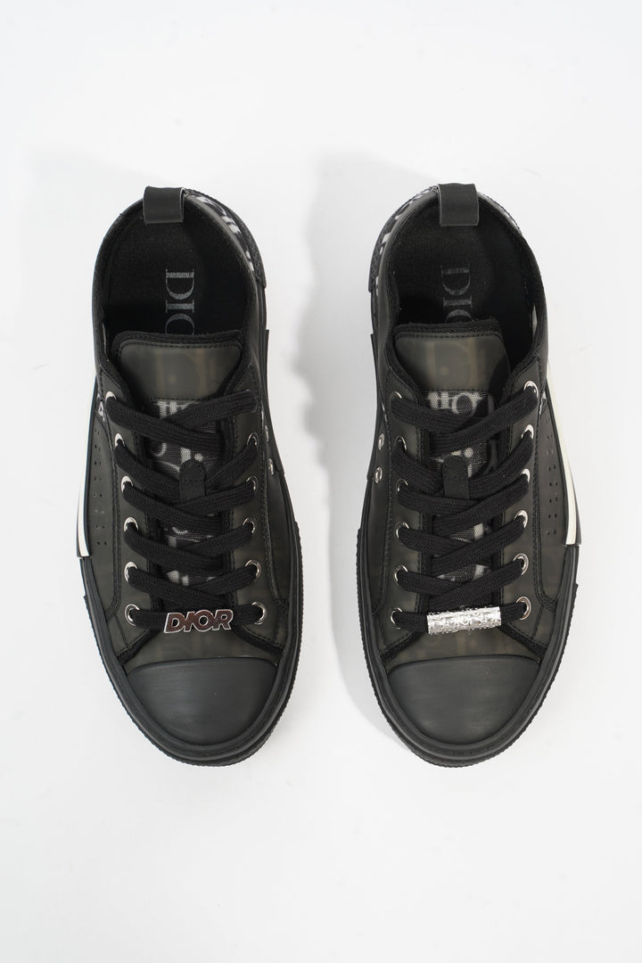 Christian Dior B23 Low Top Black Oblique Canvas EU 38 UK 5