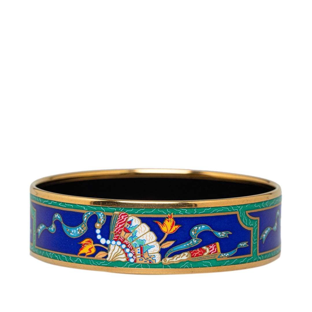 Top quality Hermes Wide Enamel Bangle Costume Bracelet