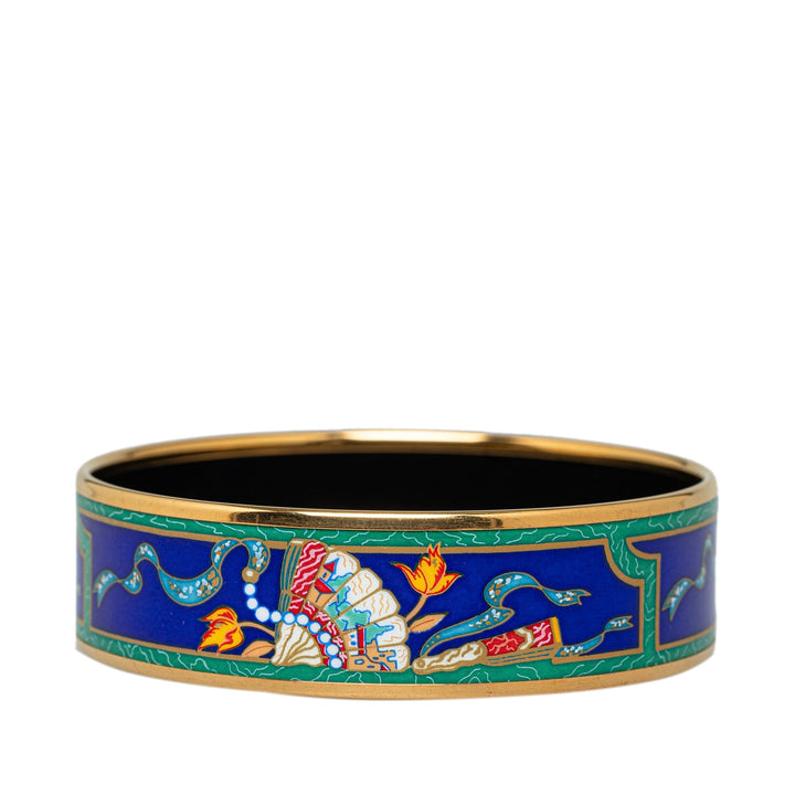 Top quality Hermes Wide Enamel Bangle Costume Bracelet