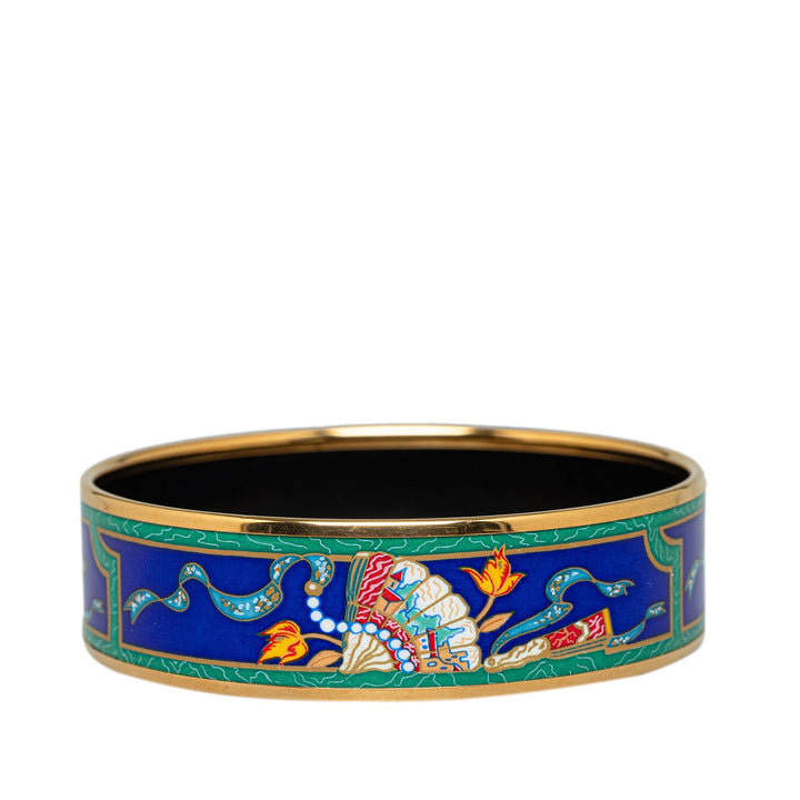 Top quality Hermes Wide Enamel Bangle Costume Bracelet
