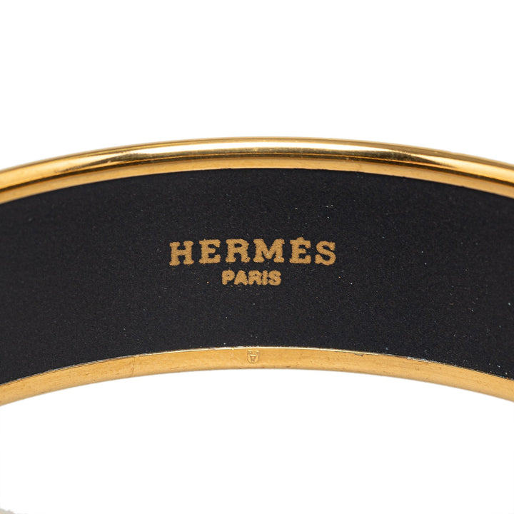 Top quality Hermes Wide Enamel Bangle Costume Bracelet
