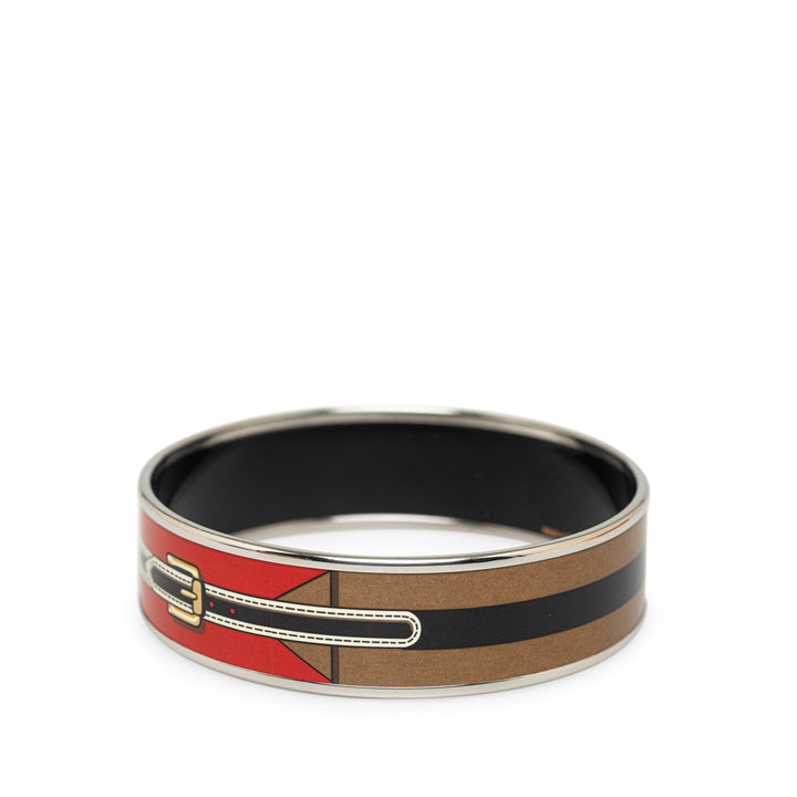 Top quality Hermes Wide Enamel Bangle Costume Bracelet