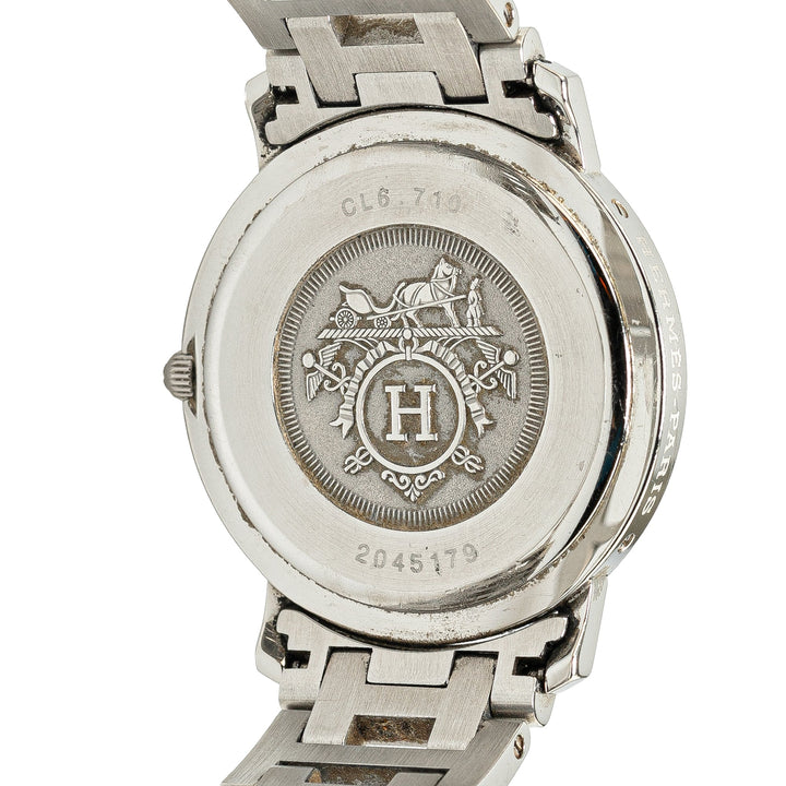 Top quality Hermes Quartz Stainless Steel Clipper Watch