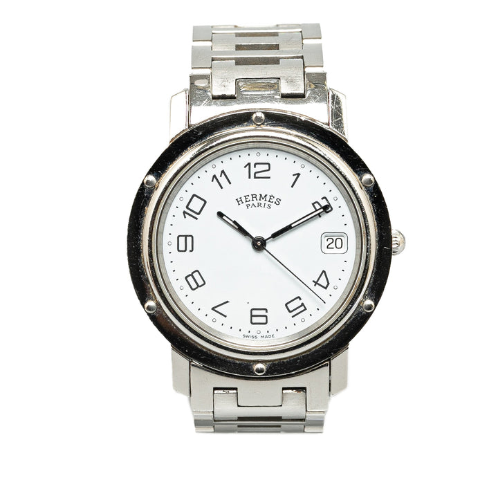 Top quality Hermes Quartz Stainless Steel Clipper Watch