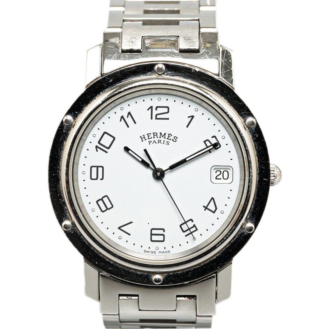Top quality Hermes Quartz Stainless Steel Clipper Watch