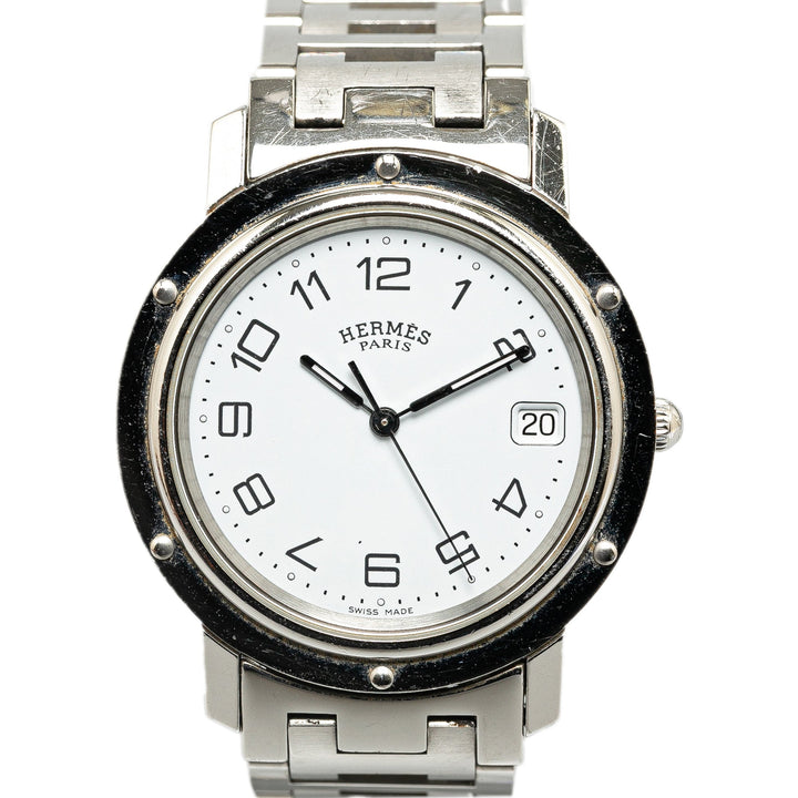 Top quality Hermes Quartz Stainless Steel Clipper Watch