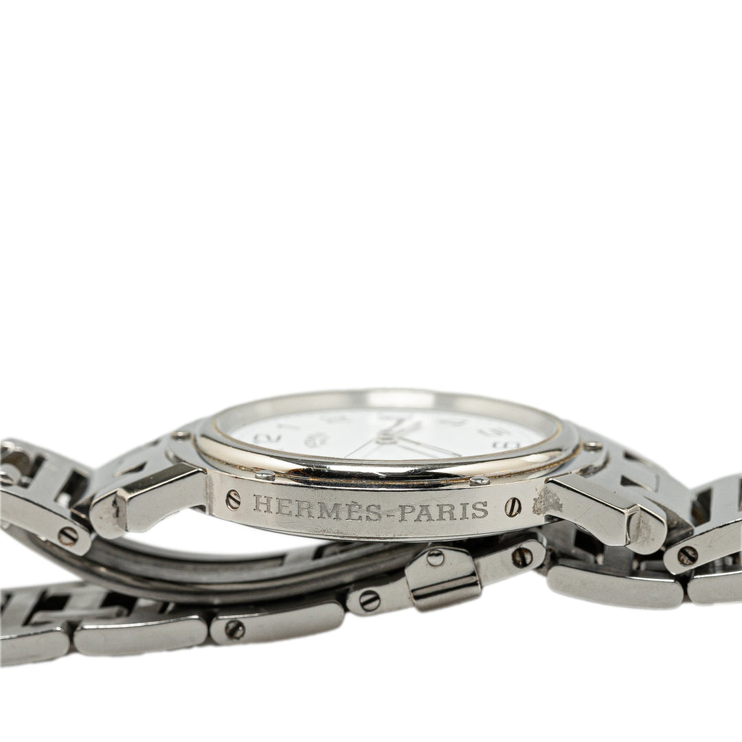 Top quality Hermes Quartz Stainless Steel Clipper Watch