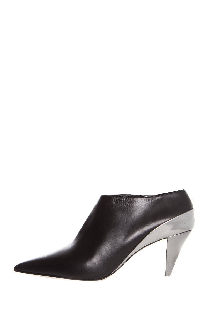 Narciso Rodriguez Black Leather Booties SZ 38.5