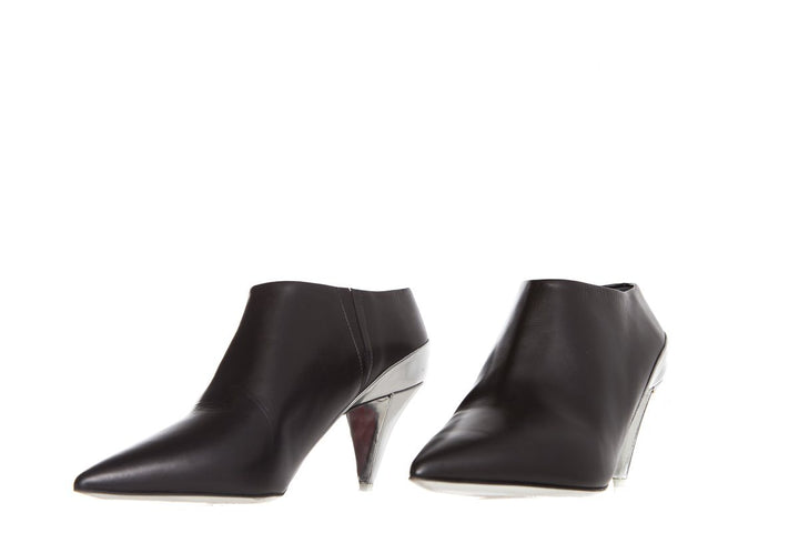 Narciso Rodriguez Black Leather Booties SZ 38.5