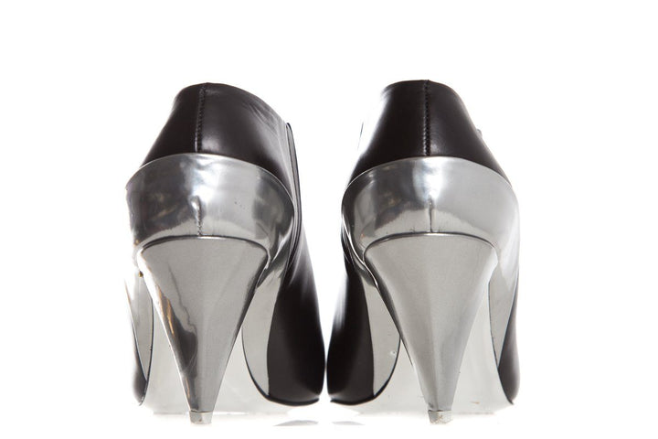 Narciso Rodriguez Black Leather Booties SZ 38.5