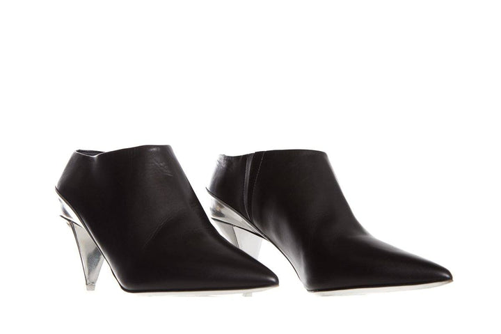Narciso Rodriguez Black Leather Booties SZ 38.5