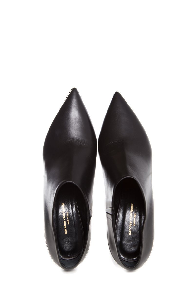 Narciso Rodriguez Black Leather Booties SZ 38.5