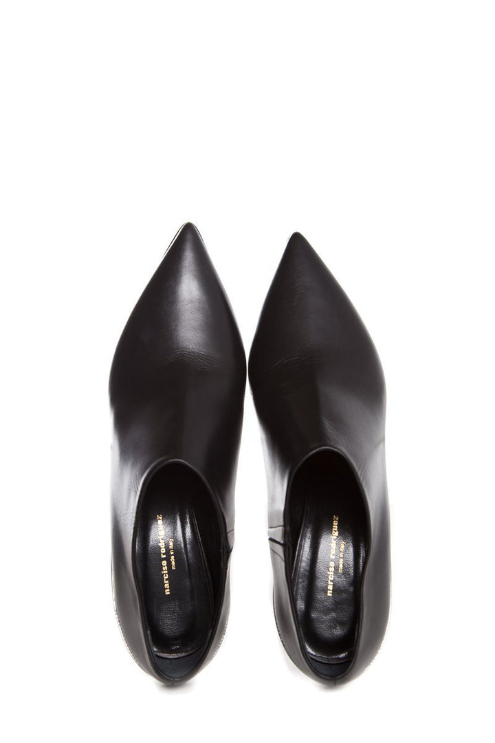 Narciso Rodriguez Black Leather Booties SZ 38.5