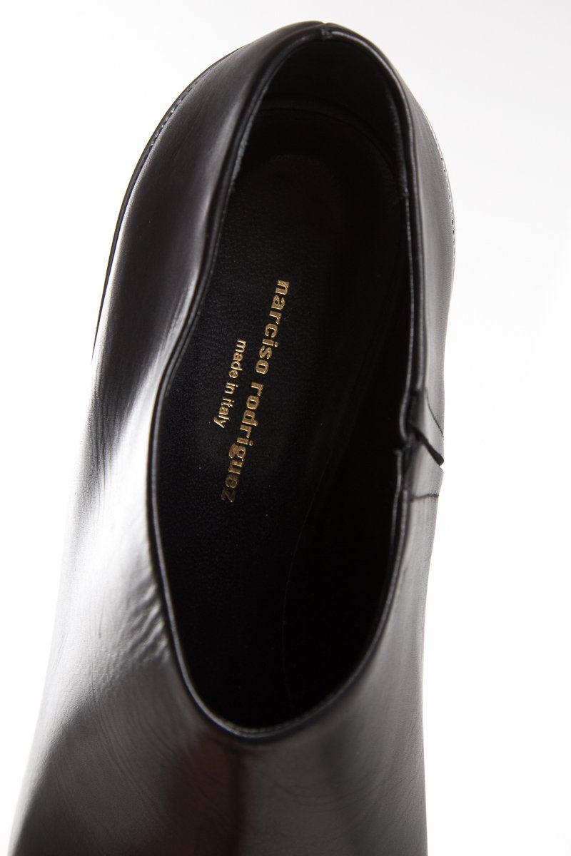Narciso Rodriguez Black Leather Booties SZ 38.5