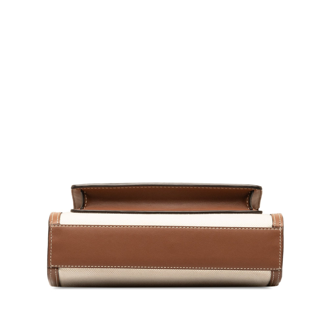 BURBERRY Mini Canvas Pocket Bag