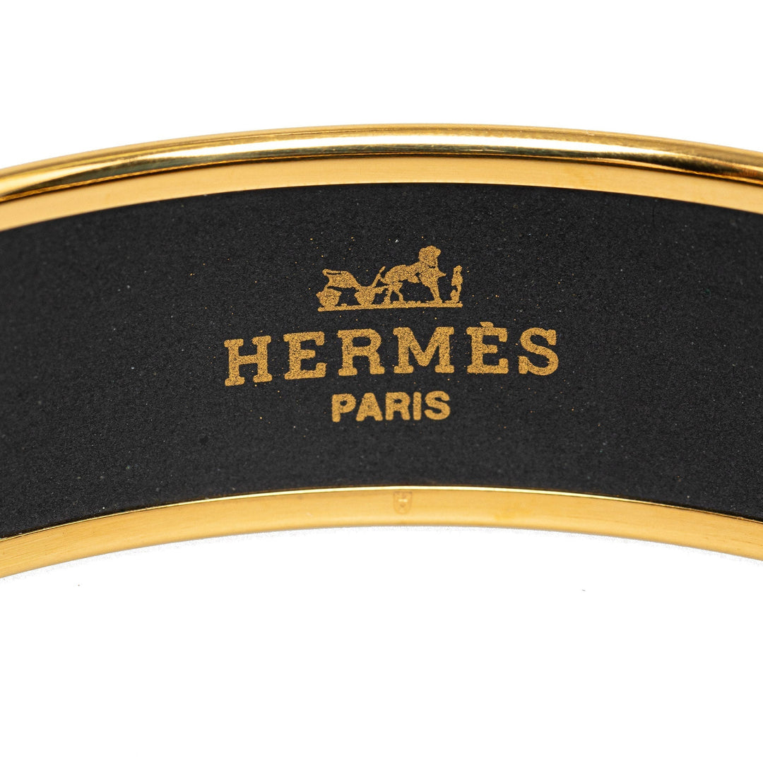 Top quality Hermes Wide Enamel Bangle Costume Bracelet