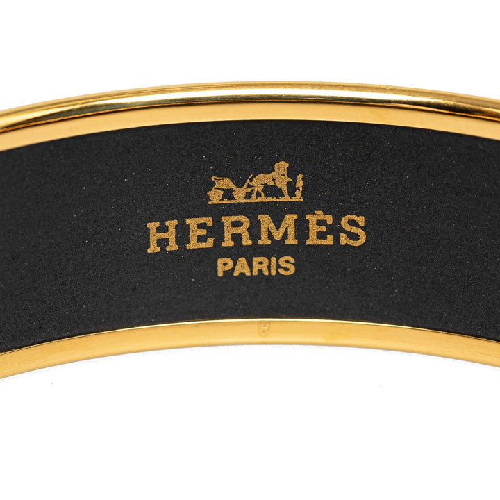 Top quality Hermes Wide Enamel Bangle Costume Bracelet