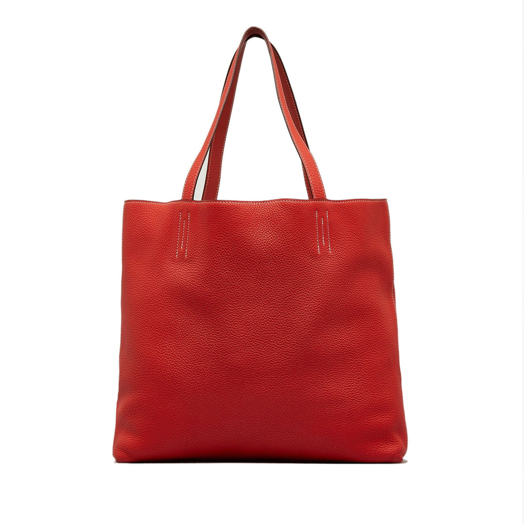 Hermes Clemence Double Sens 36 Tote Bag