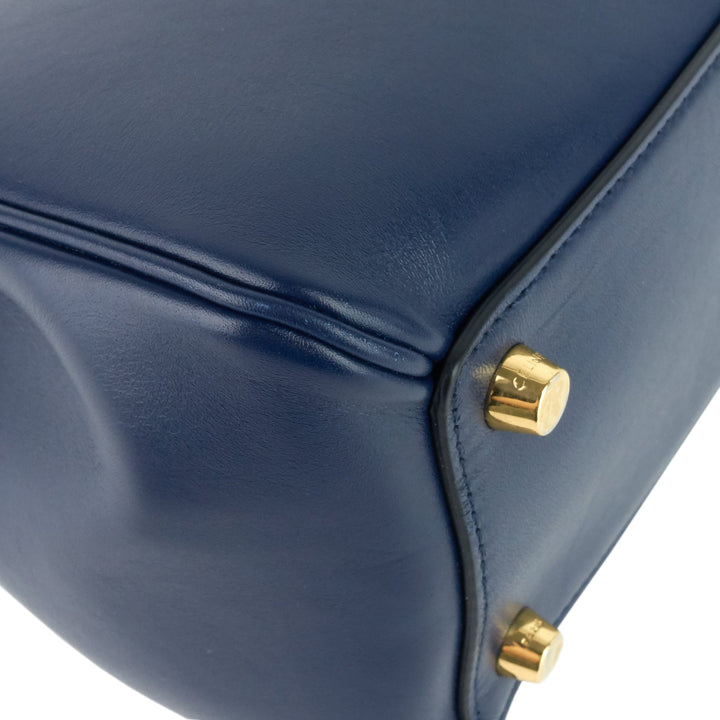 Celine 16 Medium Top Handle Satinated Calfskin Bag