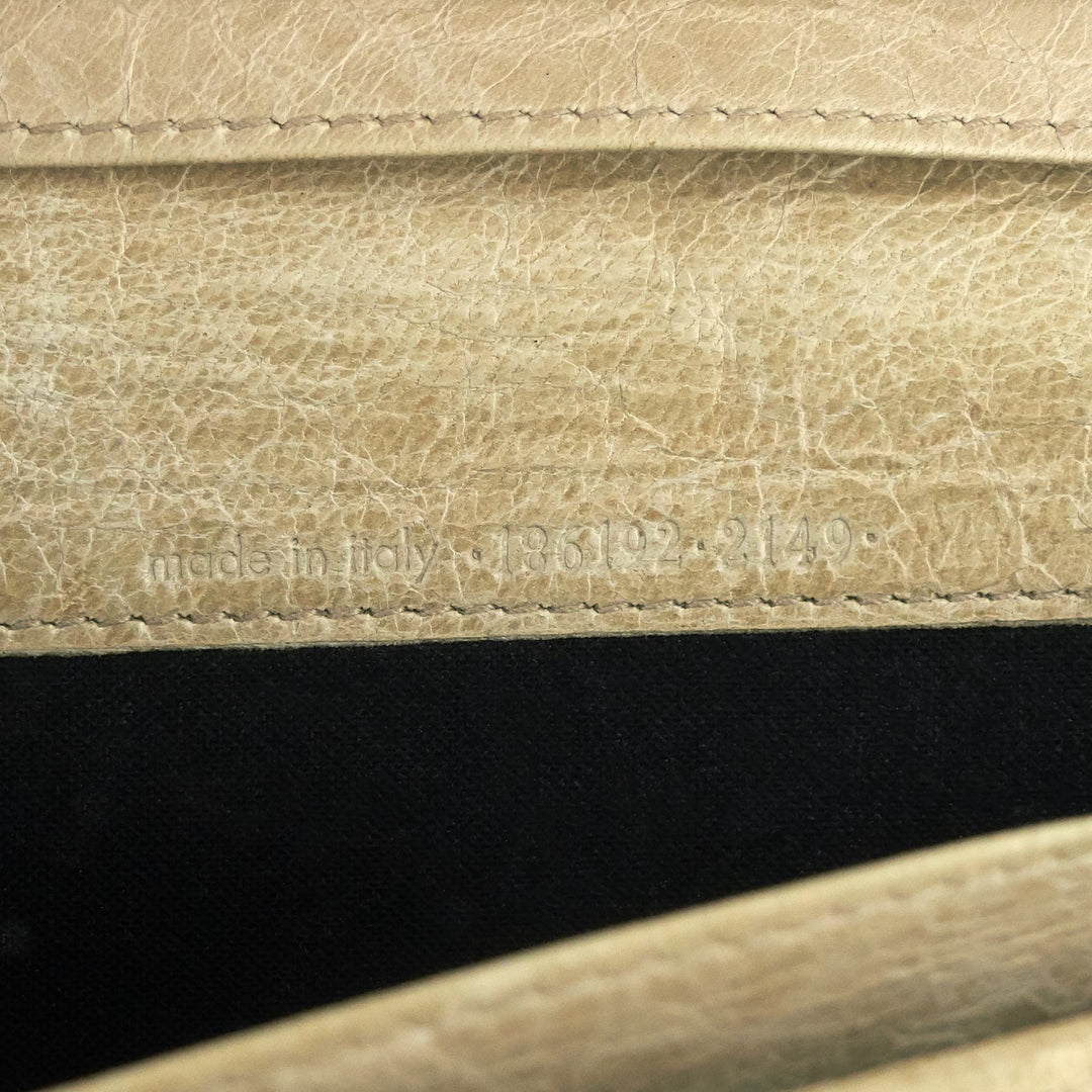 Top Quality Balenciaga Long Zipper Agneau Leather Wallet