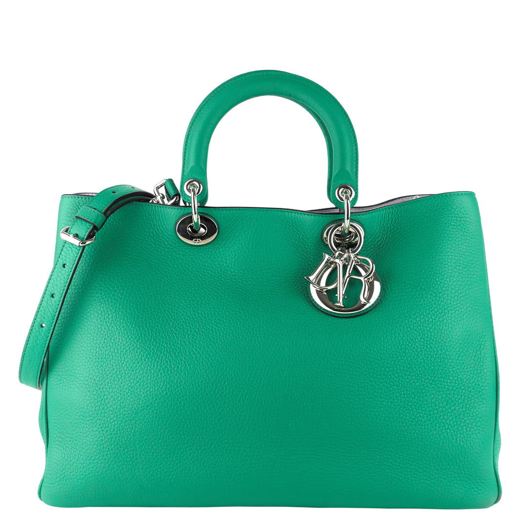 Top quality Dior Top quality Diorissimo Large Calfskin Leather Bag with Pouch