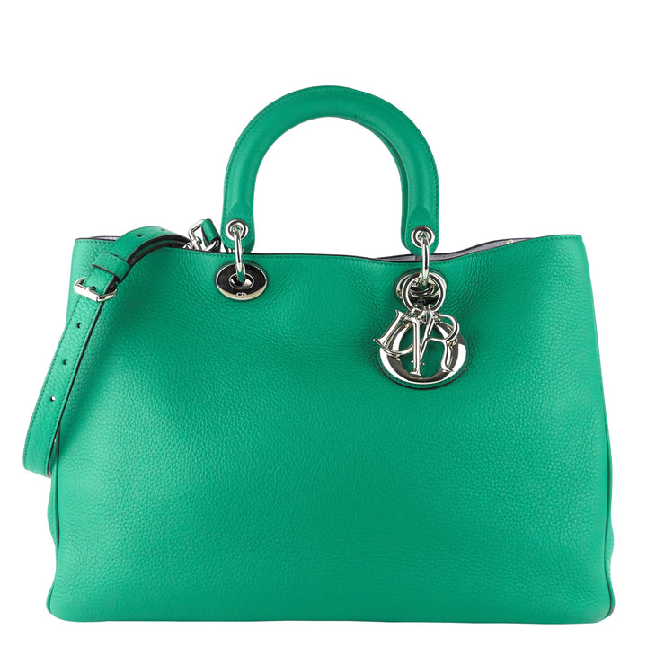 Top quality Dior Top quality Diorissimo Large Calfskin Leather Bag with Pouch