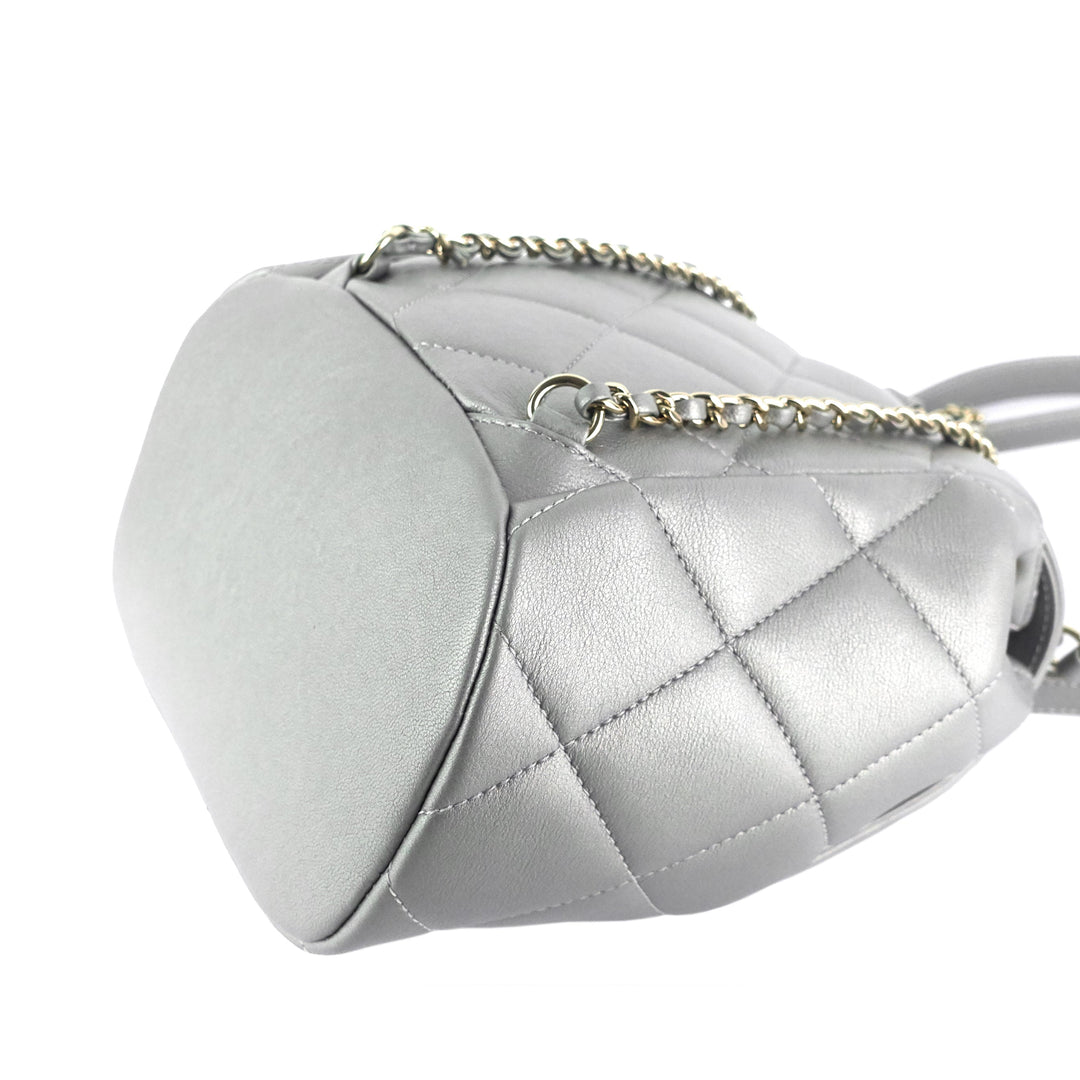 Top Quality Chanel CC Lambskin Leather Chain New Backpack