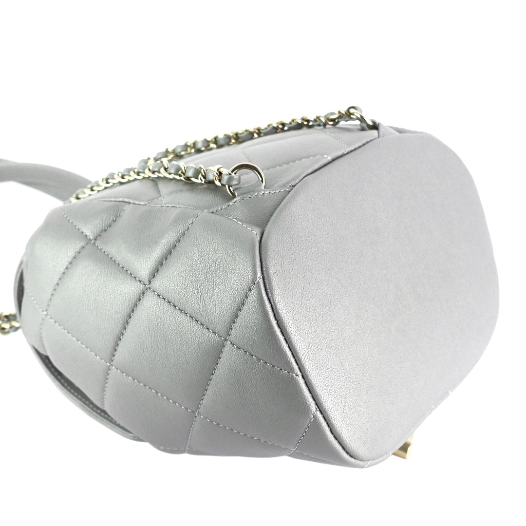 Top Quality Chanel CC Lambskin Leather Chain New Backpack