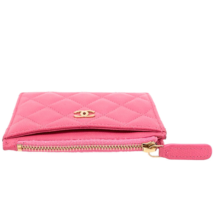 Top Quality Chanel Classic Zip Caviar Leather Cardholder