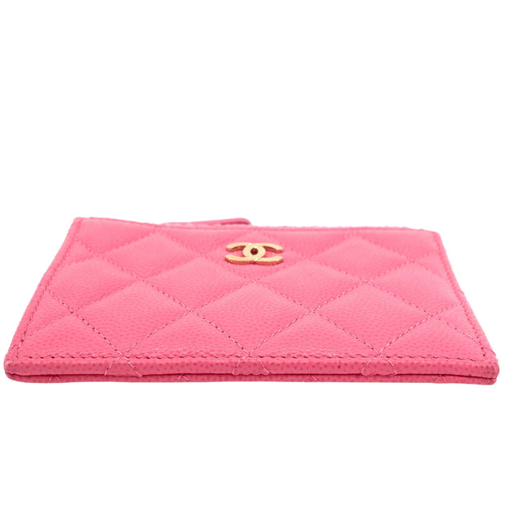 Top Quality Chanel Classic Zip Caviar Leather Cardholder