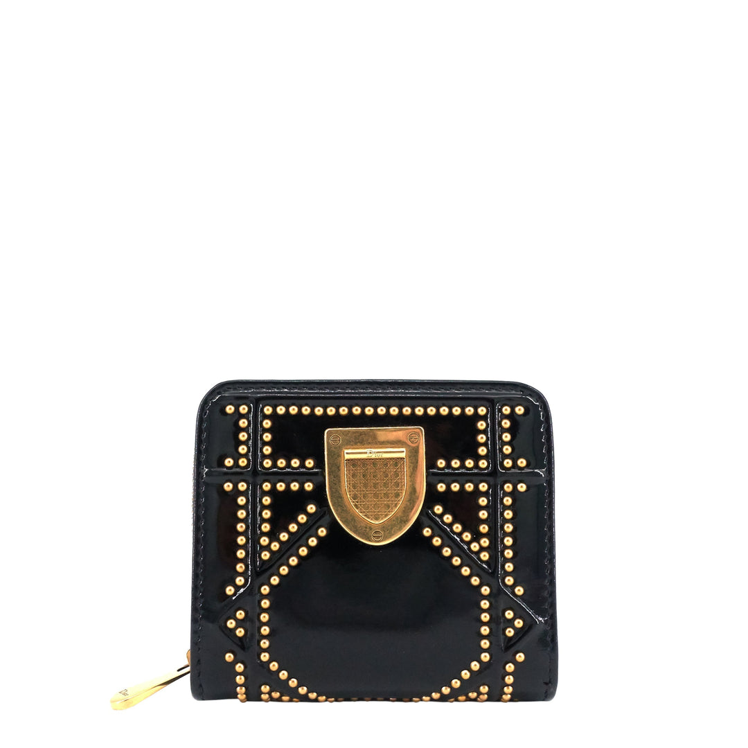 Top quality Dior Top quality Diorama Patent Leather Wallet