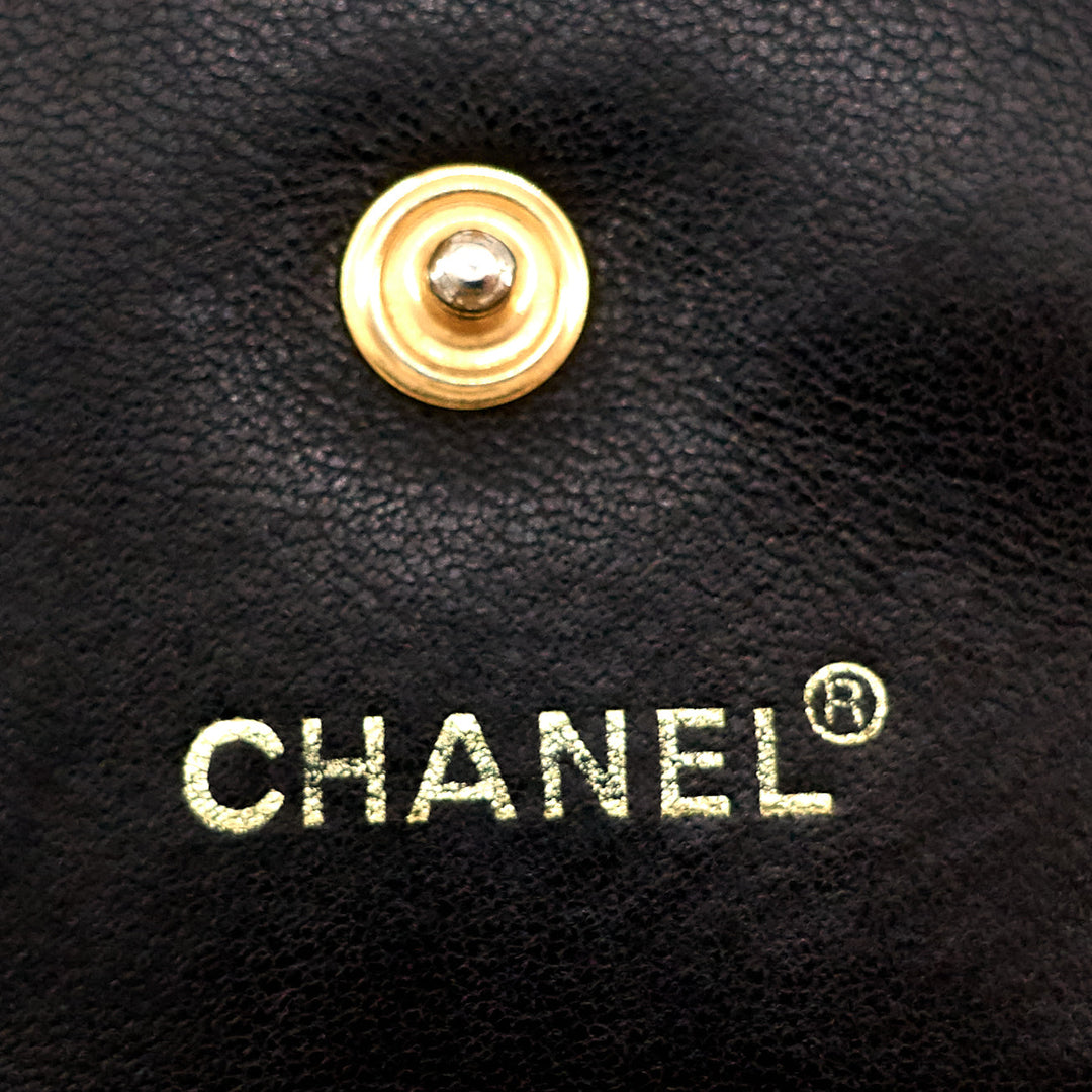 Top Quality Chanel CC Timeless Trifold Caviar Leather Wallet
