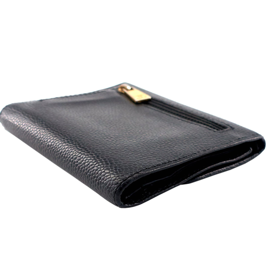 Top Quality Chanel CC Timeless Trifold Caviar Leather Wallet