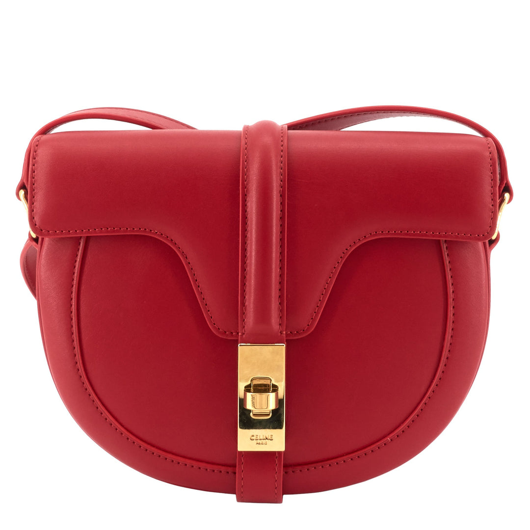 Celine Besace 16 Small Satinated Leather Bag