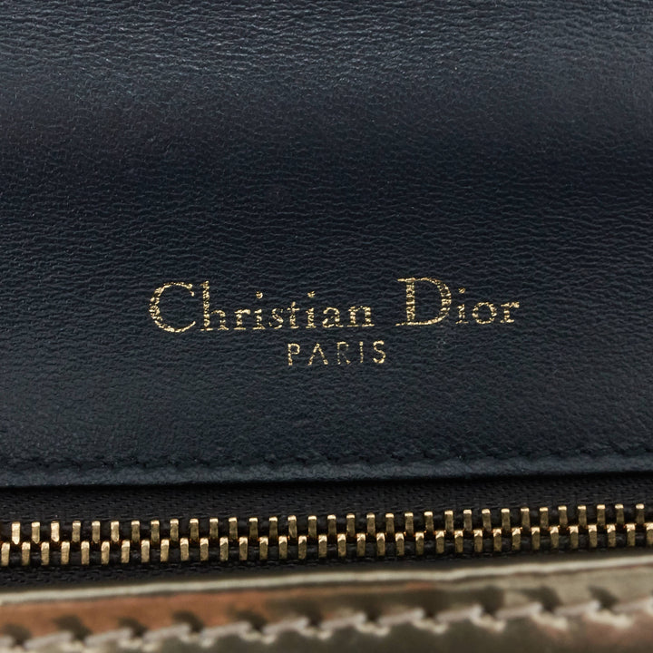 Top quality Dior Top quality Diorama Medium Metallic Micro Cannage Flap Bag