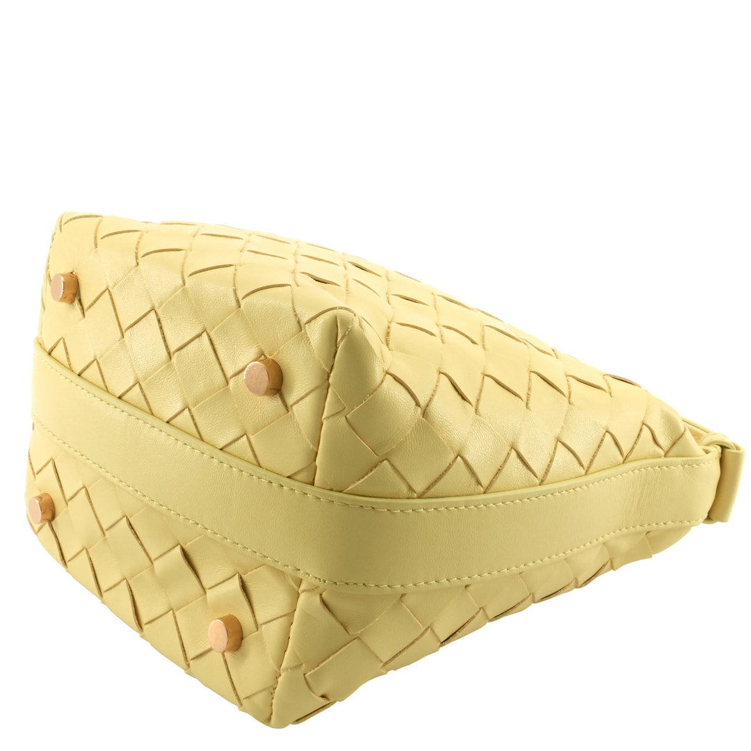 Bottega veneta Candy Wallace Nappa Intrecciato Leather Bag