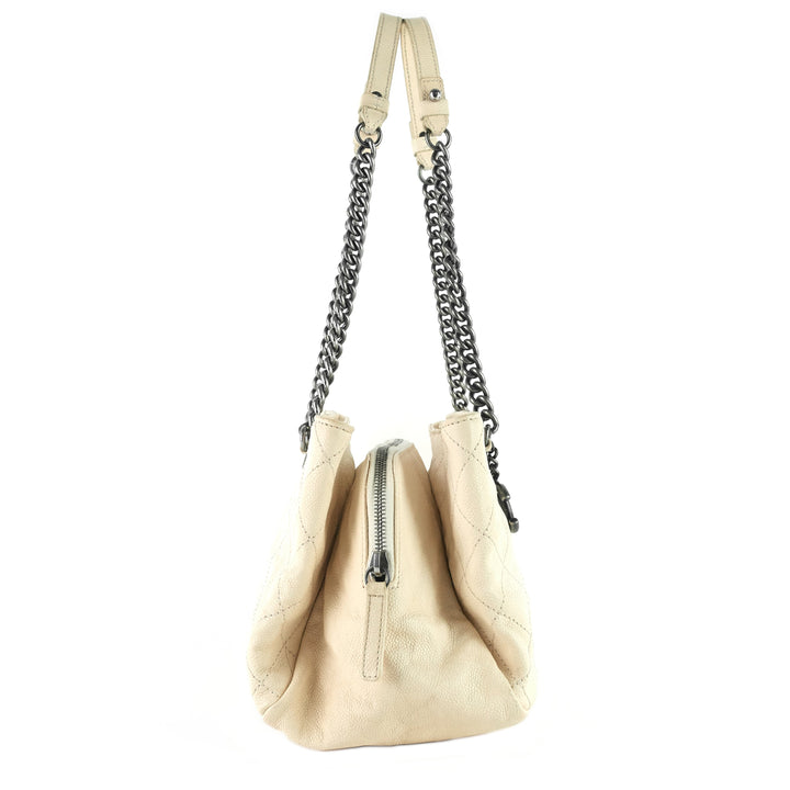 Chanel Chic Small Matelasse Caviar Leather Tote Bag