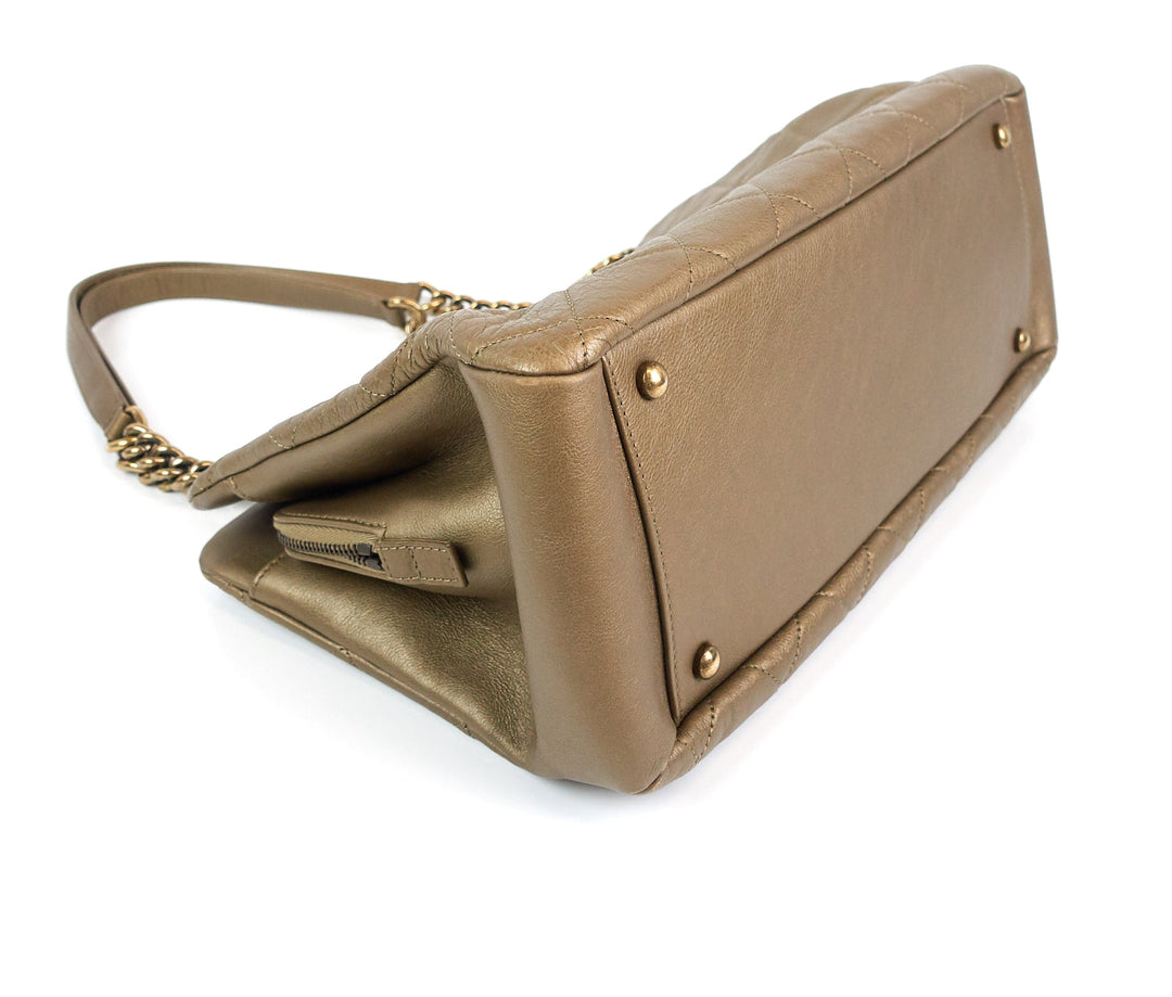 Chanel CC Crown Medium Calfskin Bag