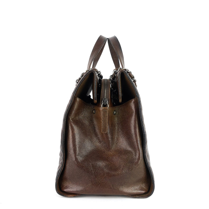 Top Quality Chanel CC Crave Glazed Caviar Tote Bag