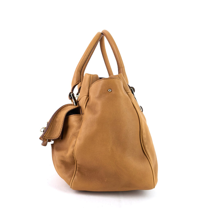 Celine Ball Lock Leather  Bag