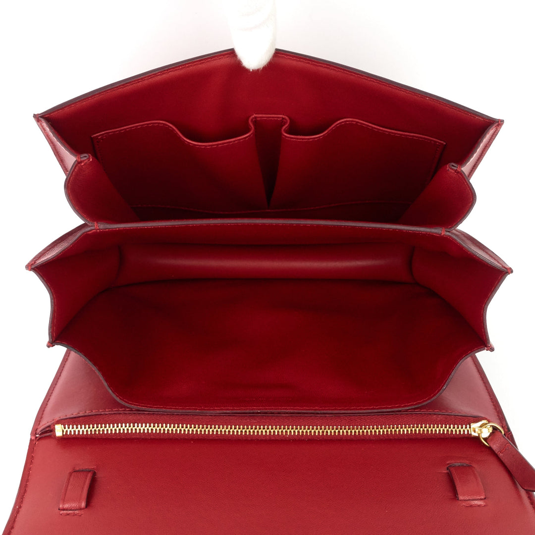 Celine Box Flap Medium Calf Leather Bag