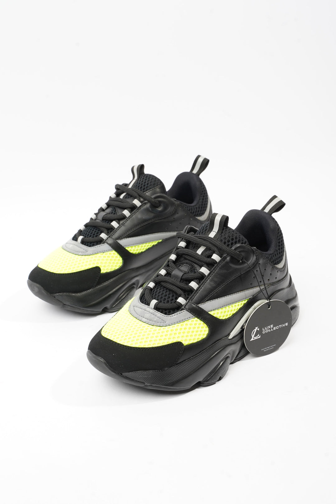 Christian Dior B22 Black / Yellow Mesh EU 38 UK 5