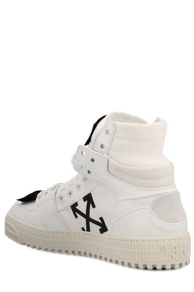 3.0 OFF-COURT LEATHER HIGH-TOP SNEAKERS
